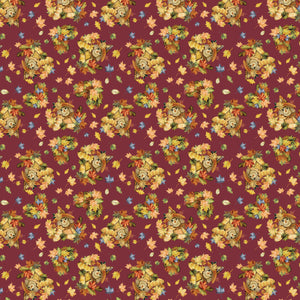 Pumpkin Patch Keeper Collection-Friendly Scarecrows-Burgundy-100% Cotton-49250103-01