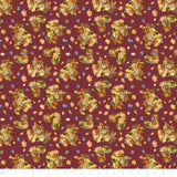 Pumpkin Patch Keeper Collection-Friendly Scarecrows-Burgundy-100% Cotton-49250103-01