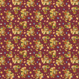 Pumpkin Patch Keeper Collection-Friendly Scarecrows-Burgundy-100% Cotton-49250103-01