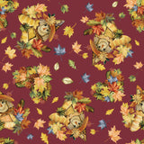 Pumpkin Patch Keeper Collection-Friendly Scarecrows-Burgundy-100% Cotton-49250103-01