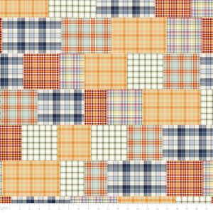 Pumpkin Patch Keeper Collection-Patchwork Plaid-Multi-100% Cotton-49250104-01