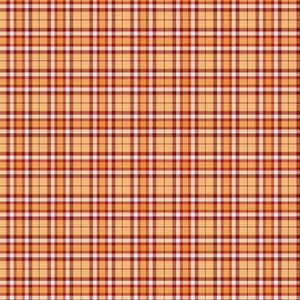 Pumpkin Patch Keeper Collection-Harvest Plaid-Orange-100% Cotton-49250105-01