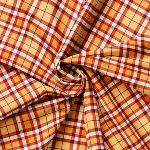 Pumpkin Patch Keeper Collection-Harvest Plaid-Orange-100% Cotton-49250105-01