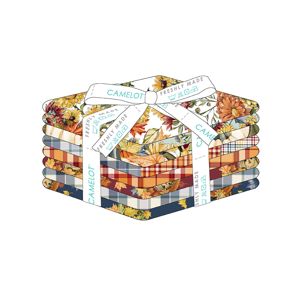 Pumpkin Patch Keeper Collection Fat Quarter Bundle (8 pieces)-Multi-100% Cotton-49250106FQB
