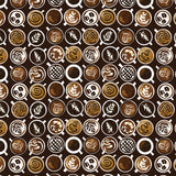 The Golden Roast Collection-Coffee Art-Quilting Cotton-Brown-49250402-01