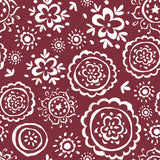 The Golden Roast Collection-Florals and Doilies-Quilting Cotton- Burgundy- 49250406-01