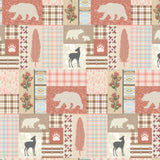 Collection Chalet Sugar Pine-Patchwork Sugar Pine-Multi-100% Coton-49260101-01