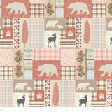 Collection Chalet Sugar Pine-Patchwork Sugar Pine-Multi-100% Coton-49260101-01