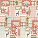 Collection Chalet Sugar Pine-Patchwork Sugar Pine-Multi-100% Coton-49260101-01