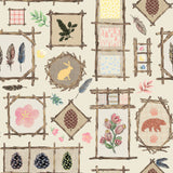 Collection Chalet Sugar Pine-Cadres Rustiques et Charmants-Crème-100% Coton-49260103-01