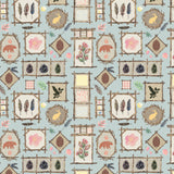 Collection Chalet Sugar Pine-Cadres Rustiques et Charmants-Aqua Pâle100% Coton-49260103-03