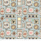 Collection Chalet Sugar Pine-Cadres Rustiques et Charmants-Aqua Pâle100% Coton-49260103-03