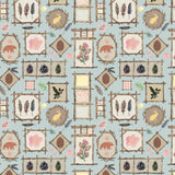 Collection Chalet Sugar Pine-Cadres Rustiques et Charmants-Aqua Pâle100% Coton-49260103-03