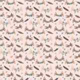 Collection Chalet Sugar Pine-Trésors de la Nature-Rose-100% Coton-49260106-02