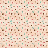 Fleurs & Flutter Collection-Macarons-Beige-100% Cotton-50250105-01