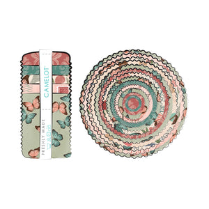 Fleurs & Flutter Collection 2 1/2" Strips (40 pieces)-Multi-100% Cotton-50250106STR