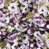 Collection Lilas du Matin - Bouquet du matin-100% coton-Améthyste-52230101-02