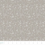 Collection Lilas du Matin -  Floral pressé-100% coton-Gris-52230105-01