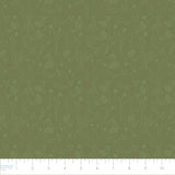 Morning Lilac Collection-Pressed Floral-100% Cotton-Green-52230105-03