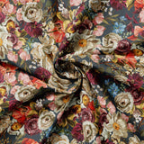 Dark Romance Collection-Decadent Florals-Slate-100% Cotton-52240101-03