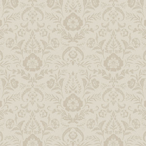 Dark Romance Collection-Opulent Damask-Cream-100% Cotton-52240103-01