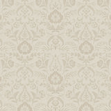 Dark Romance Collection-Opulent Damask-Cream-100% Cotton-52240103-01