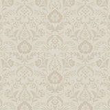 Dark Romance Collection-Opulent Damask-Cream-100% Cotton-52240103-01