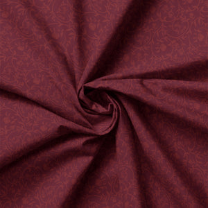 Dark Romance Collection-Briars and Blossoms-Burgundy-100% Cotton-52240104-03