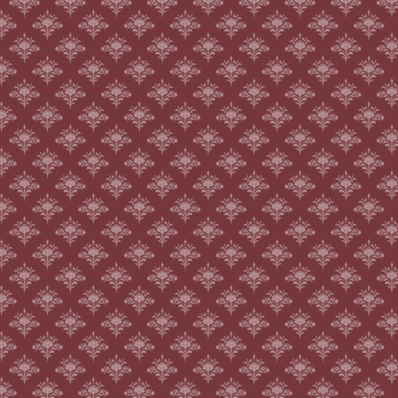 Dark Romance Collection-Dainty Damask-Burgundy-100% Cotton-52240105-03