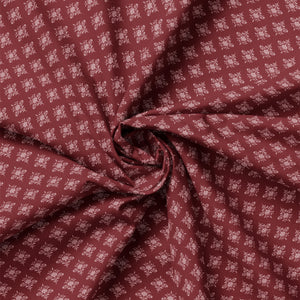 Dark Romance Collection-Dainty Damask-Burgundy-100% Cotton-52240105-03