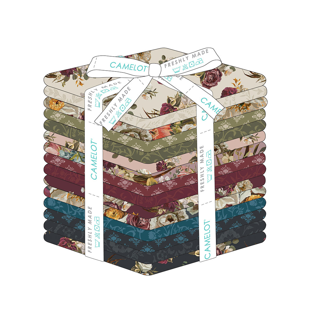 Collection Romance Sombre - Fat Quarter Bundle (15 pièces)-Multi-100% Coton-52240105FQB