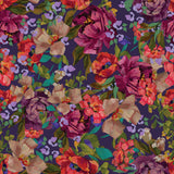 Collection Grande Floraison-Abondance de Fleurs-Violet-100% Coton-52260101-02