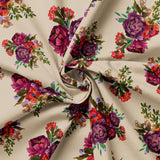 Grand Bloom Collection-Lovely Bouquet-Cream-100% Cotton-52260102-01