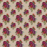 Grand Bloom Collection-Lovely Bouquet-Cream-100% Cotton-52260102-01