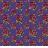 Grand Bloom Collection-Lovely Bouquet-Purple-100% Cotton-52260102-02