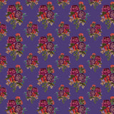 Grand Bloom Collection-Lovely Bouquet-Purple-100% Cotton-52260102-02