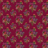 Grand Bloom Collection-Lovely Bouquet-Burgundy-100% Cotton-52260102-03