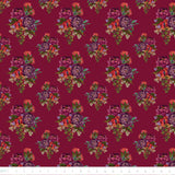 Grand Bloom Collection-Lovely Bouquet-Burgundy-100% Cotton-52260102-03