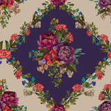 Grand Bloom Collection-Floral Patchwork-Multi-100% Cotton-52260105-01