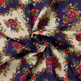 Grand Bloom Collection-Floral Patchwork-Multi-100% Cotton-52260105-01