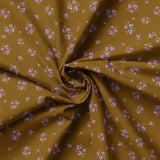 Collection Grande Floraison-Fleurs Délicates-Brun-100% Coton-52260106-01