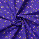 Collection Grande Floraison-Fleurs Délicates-Violet-100% Coton-52260106-02