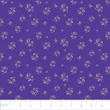 Collection Grande Floraison-Fleurs Délicates-Violet-100% Coton-52260106-02