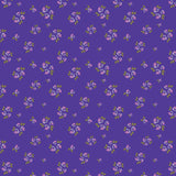 Collection Grande Floraison-Fleurs Délicates-Violet-100% Coton-52260106-02