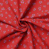 Grand Bloom Collection-Dainty Flowers-Red-100% Cotton-52260106-04
