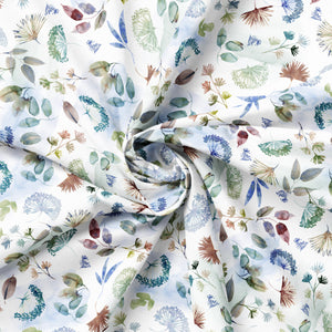 Mood Garden Collection-Pressed Leaves-100% Cotton-Multi