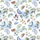 Mood Garden Collection-Pressed Leaves-100% Cotton-Multi