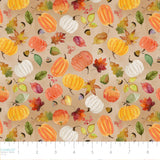 Gather Together Collection-Autumn's Glory-100% Cotton-Tan