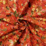 Gather Together Collection-Lush Undergrowth-100% Cotton-Orange