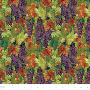 Aged Vineyard Collection-Grapevines-100% Cotton-Multi-55230503-01